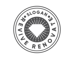 Renovate - Bright Diamond Circle logo design