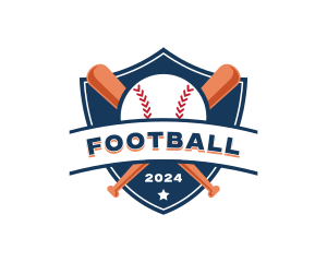 Mitt - Baseball Bat Shield logo design