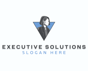 Female Administrative Executive logo design