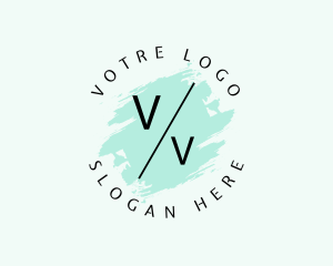 Watercolor Cosmetics Boutique Makeup logo design