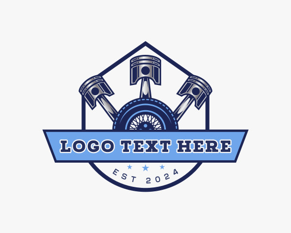 Cogwheel - Piston Wheel Repair logo design