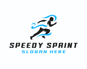 Sprint - Sprint Running Athlete logo design