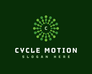 Motion Spiral Spin logo design