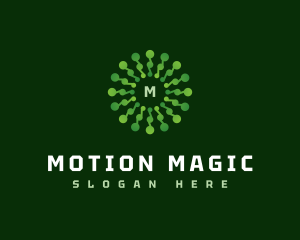 Motion Spiral Spin logo design