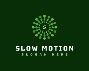 Motion Spiral Spin logo design