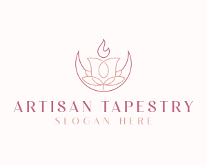 Artisanal Floral Candle logo design