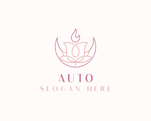 Mystical - Artisanal Floral Candle logo design