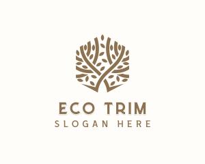 Eco Garden Planting logo design