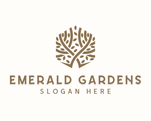 Eco Garden Planting logo design