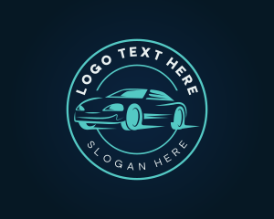 Sedan - Automotive Fast Car logo design