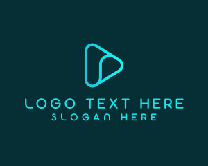 Esports - Blue Tech Vlogger logo design