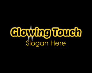 Glowing Masculine Bar logo design