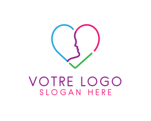 Shape - Human Therapy Heart logo design