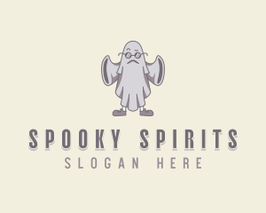 Halloween - Halloween Ghost Costume logo design