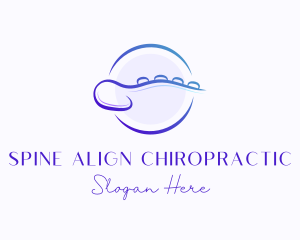 Chiropractor - Massage Wellness Spa logo design