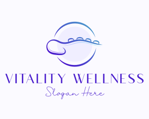 Massage Wellness Spa logo design