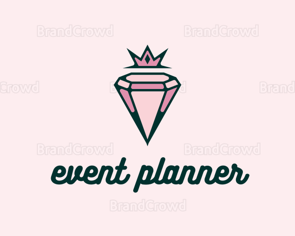 Premium Pink Diamond Jewelry Logo