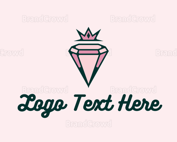 Premium Pink Diamond Jewelry Logo