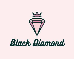 Premium Pink Diamond Jewelry logo design