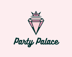 Premium Pink Diamond Jewelry logo design