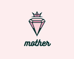 Resort - Premium Pink Diamond Jewelry logo design