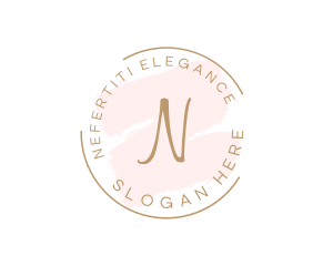 Feminine Watercolor Beauty logo design