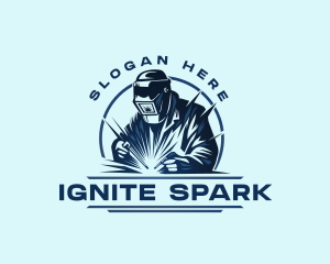 Spark - Industrial Welder Spark logo design