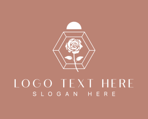 Aroma - Elegant Rose Perfumery logo design