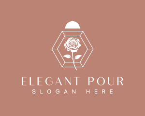 Elegant Rose Perfumery logo design