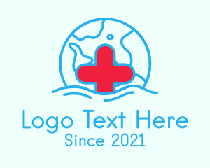 World - International Healthcare logo design