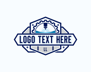 Cogwheel - Laser Machinery Manufacturing logo design