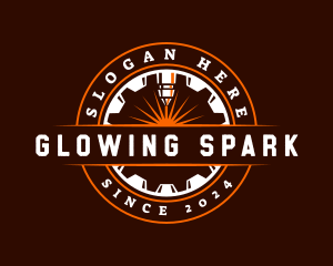 Laser Gear Ironwork logo design