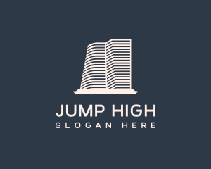 High Rise Building Realty logo design