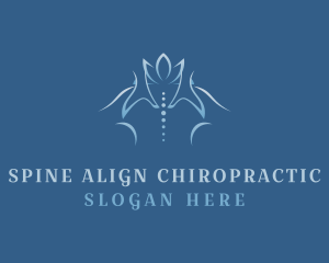 Back Massage Spine logo design