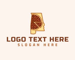 Khachapuri - Pecan Pie Alabama logo design