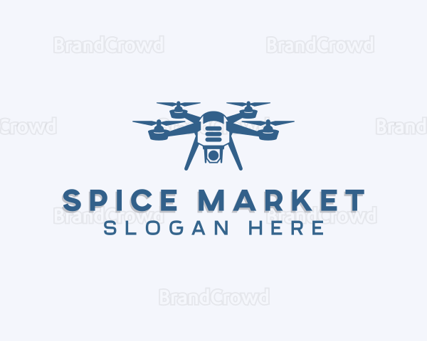 Aerial Surveillance Quadcopter Logo