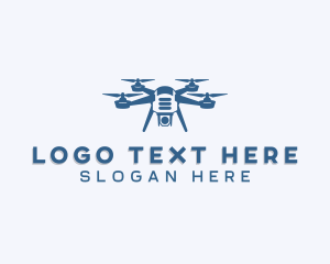 Aerial Surveillance Quadcopter Logo