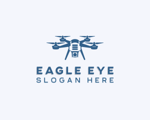 Surveillance - Aerial Surveillance Quadcopter logo design