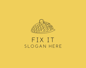 Kitchen Food Cloche Catering logo design