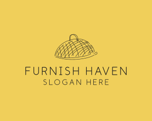 Kitchen Food Cloche Catering logo design