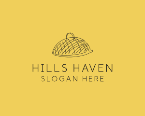 Kitchen Food Cloche Catering logo design