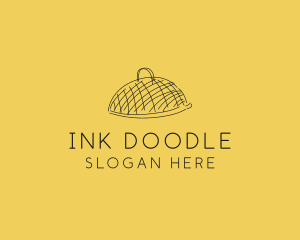 Kitchen Food Cloche Catering logo design