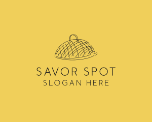 Kitchen Food Cloche Catering logo design