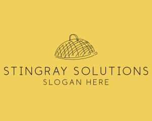 Kitchen Food Cloche Catering logo design