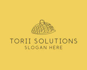 Kitchen Food Cloche Catering logo design