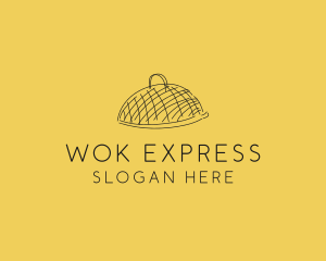 Kitchen Food Cloche Catering logo design