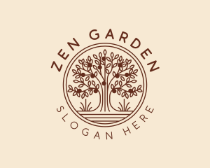 Eco Fruit Tree logo design