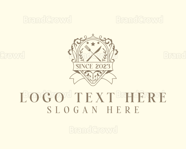 Fine Dining Gourmet Restaurant Logo