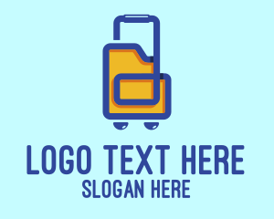 Stroller - Business Travel Bag logo design