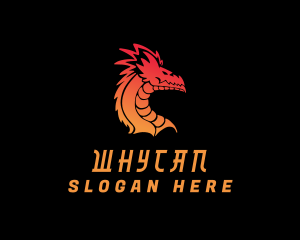 Oriental Dragon Creature Logo
